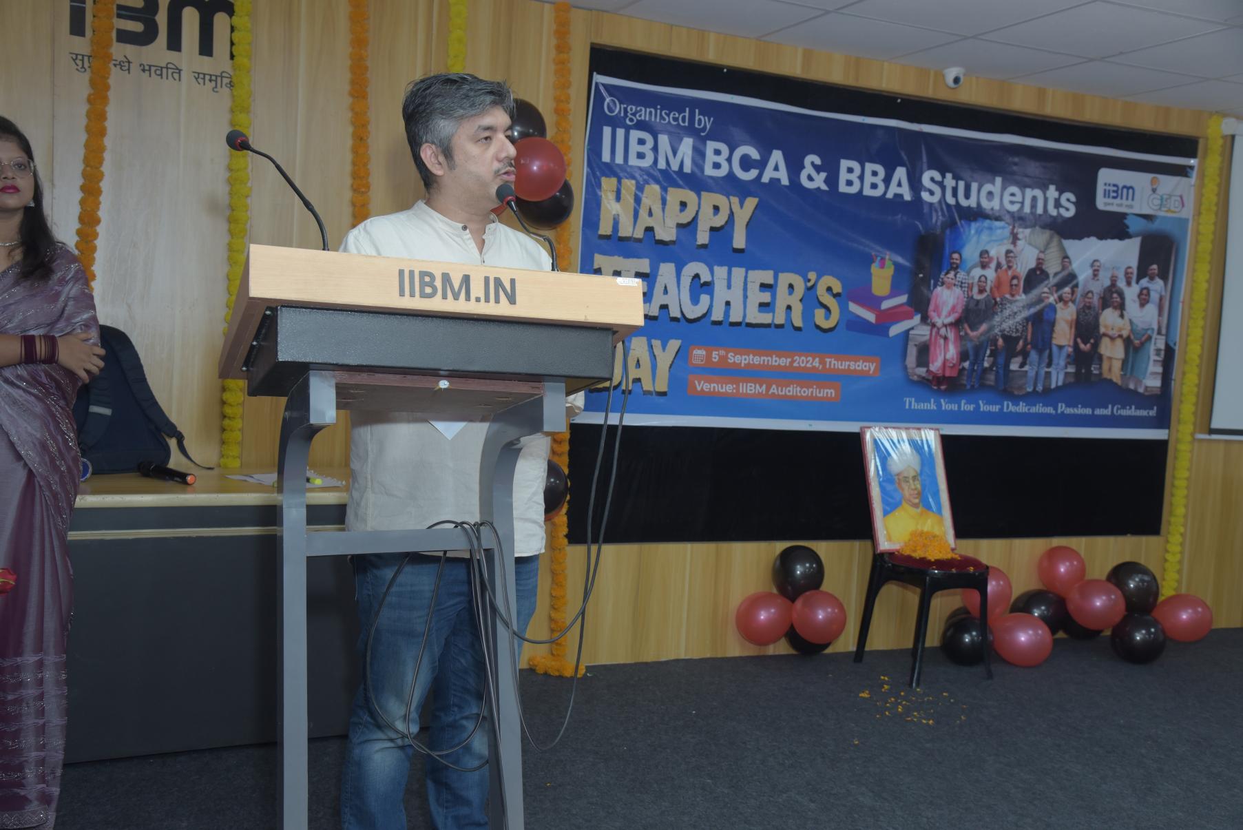 Teacher’s Day Celebration at IIBM – Honouring Educators with Joy and Gratitude